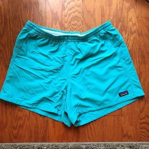 Teal Nylon Patagonia Shorts
